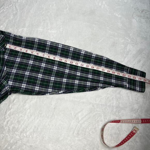 Wrangler green plaid Pearl Snap button down western shirt size 2XL - Picture 5 of 7